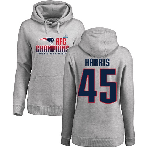 Women's Nike New England Patriots #45 David Harris White Vapor Untouchable Elite Player NFL Jersey