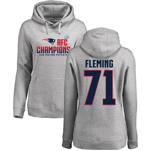 Women's Nike New England Patriots #71 Cameron Fleming White Vapor Untouchable Elite Player NFL Jersey