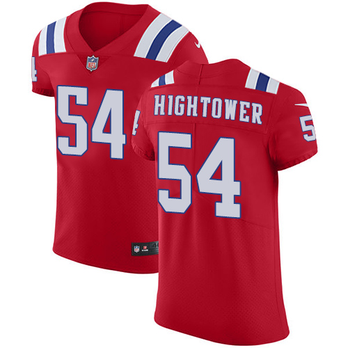Men's Nike New England Patriots #54 Dont'a Hightower Red Alternate Vapor Untouchable Elite Player NFL Jersey