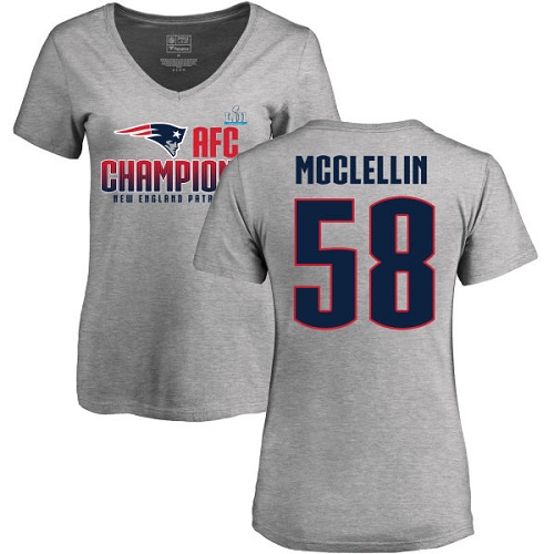 Women's Nike New England Patriots #58 Shea McClellin Red Alternate Vapor Untouchable Elite Player NFL Jersey
