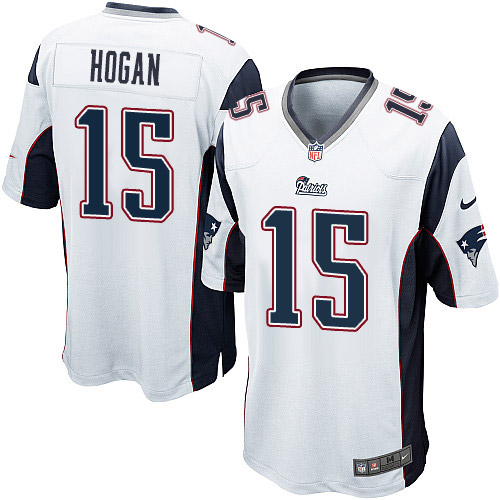 Men's Nike New England Patriots #15 Chris Hogan Game White NFL Jersey