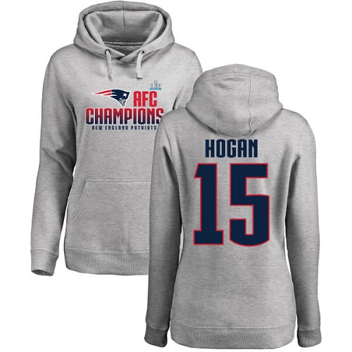 Women's Nike New England Patriots #15 Chris Hogan White Vapor Untouchable Elite Player NFL Jersey