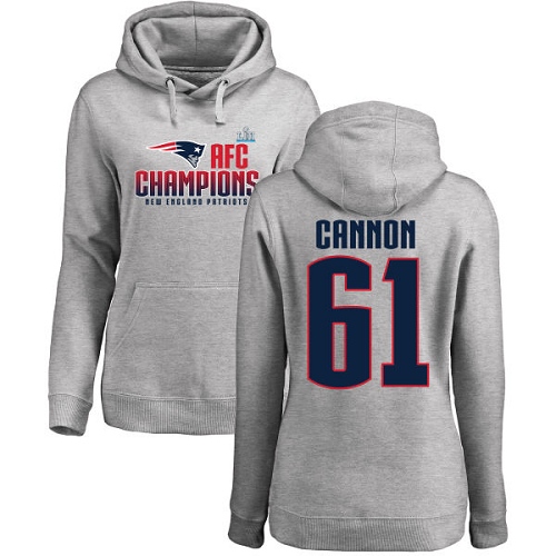 Women's Nike New England Patriots #61 Marcus Cannon White Vapor Untouchable Elite Player NFL Jersey