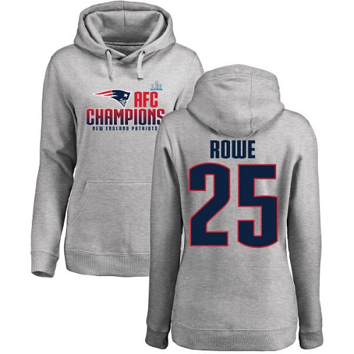 Women's Nike New England Patriots #25 Eric Rowe White Vapor Untouchable Elite Player NFL Jersey