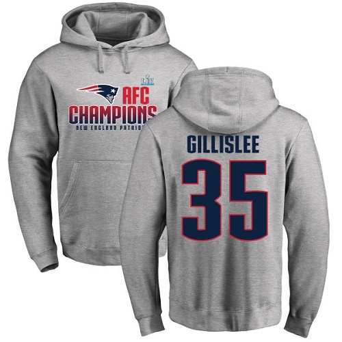 Women's Nike New England Patriots #35 Mike Gillislee Navy Blue Team Color Vapor Untouchable Elite Player NFL Jersey