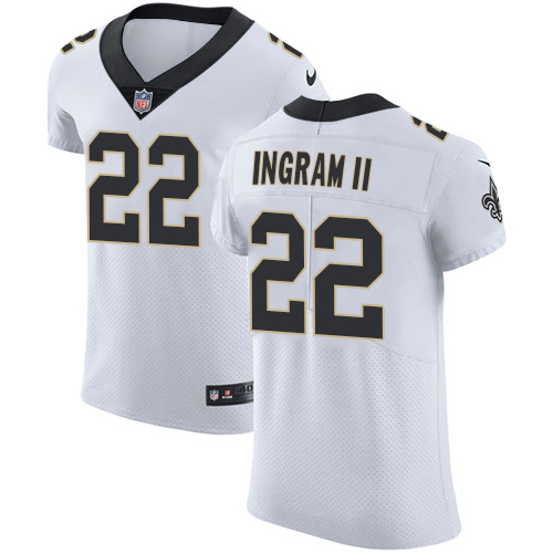 Men's Nike New Orleans Saints #22 Mark Ingram White Vapor Untouchable Elite Player NFL Jersey