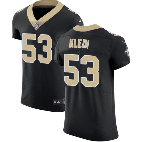 Men's Nike New Orleans Saints #53 A.J. Klein Black Team Color Vapor Untouchable Elite Player NFL Jersey
