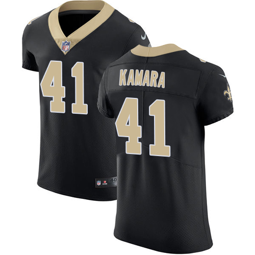 Men's Nike New Orleans Saints #41 Alvin Kamara Black Team Color Vapor Untouchable Elite Player NFL Jersey