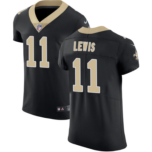 Men's Nike New Orleans Saints #11 Tommylee Lewis Black Team Color Vapor Untouchable Elite Player NFL Jersey