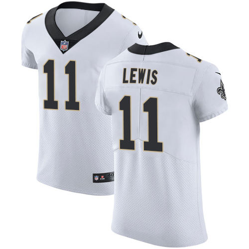 Men's Nike New Orleans Saints #11 Tommylee Lewis White Vapor Untouchable Elite Player NFL Jersey