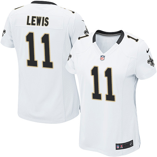Women's Nike New Orleans Saints #11 Tommylee Lewis Game White NFL Jersey