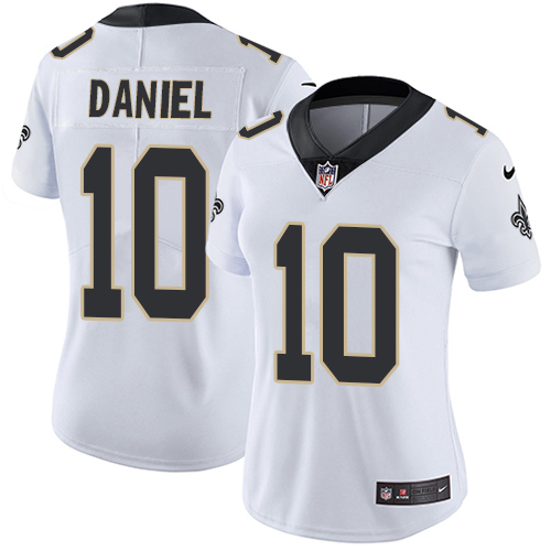 Women's Nike New Orleans Saints #10 Chase Daniel White Vapor Untouchable Elite Player NFL Jersey