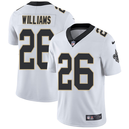 Men's Nike New Orleans Saints #26 P. J. Williams White Vapor Untouchable Limited Player NFL Jersey