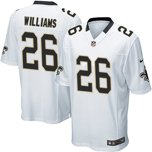 Men's Nike New Orleans Saints #26 P. J. Williams Game White NFL Jersey