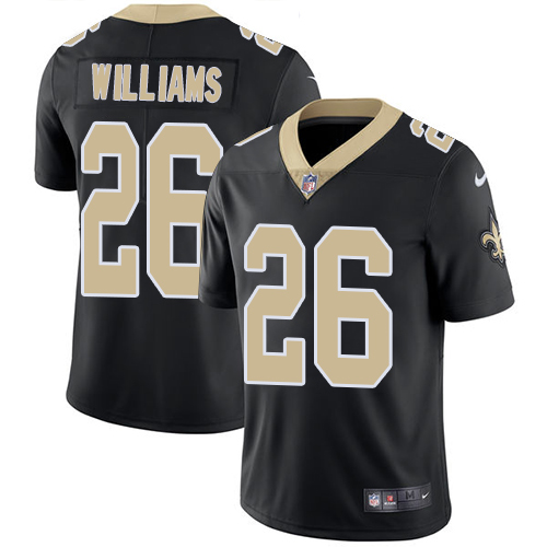Youth Nike New Orleans Saints #26 P. J. Williams Black Team Color Vapor Untouchable Limited Player NFL Jersey