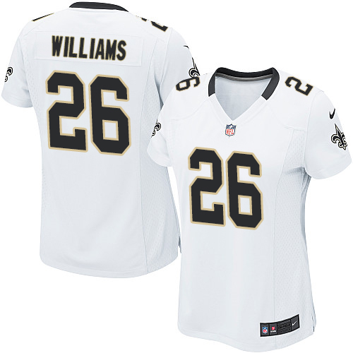 Women's Nike New Orleans Saints #26 P. J. Williams Game White NFL Jersey