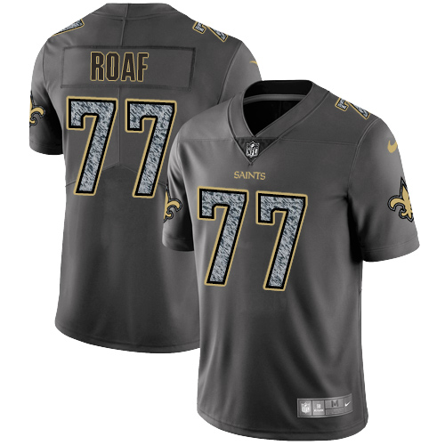 Youth Nike New Orleans Saints #77 Willie Roaf Gray Static Vapor Untouchable Limited NFL Jersey