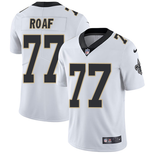 Youth Nike New Orleans Saints #77 Willie Roaf White Vapor Untouchable Limited Player NFL Jersey