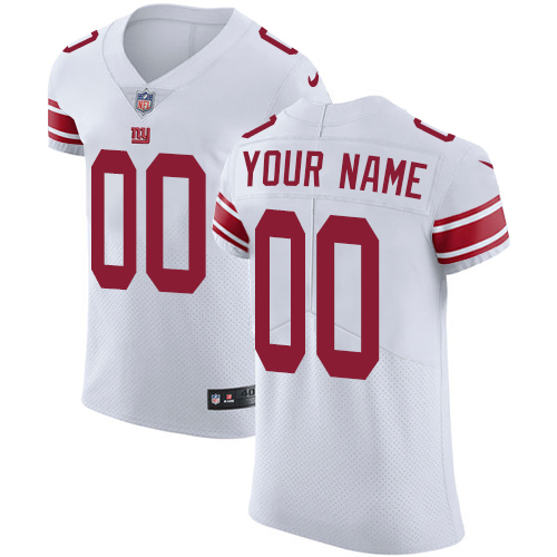 Men's Nike New York Giants Customized White Vapor Untouchable Custom Elite NFL Jersey