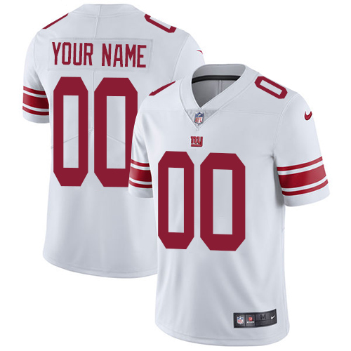 Youth Nike New York Giants Customized White Vapor Untouchable Custom Elite NFL Jersey