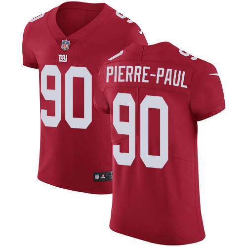 Men's Nike New York Giants #90 Jason Pierre-Paul Red Alternate Vapor Untouchable Elite Player NFL Jersey