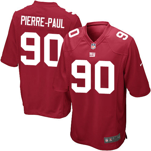 Men's Nike New York Giants #90 Jason Pierre-Paul Game Red Alternate NFL Jersey