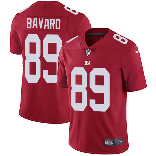 Men's Nike New York Giants #89 Mark Bavaro Red Alternate Vapor Untouchable Limited Player NFL Jersey