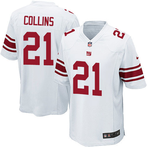 Men's Nike New York Giants #21 Landon Collins Game White NFL Jersey