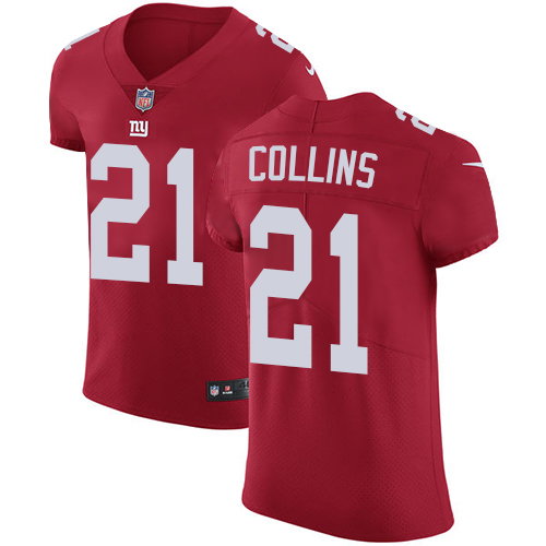 Men's Nike New York Giants #21 Landon Collins Red Alternate Vapor Untouchable Elite Player NFL Jersey