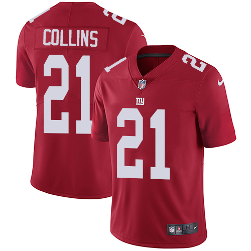 Youth Nike New York Giants #21 Landon Collins Red Alternate Vapor Untouchable Limited Player NFL Jersey