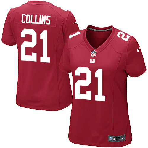 Women's Nike New York Giants #21 Landon Collins Game Red Alternate NFL Jersey