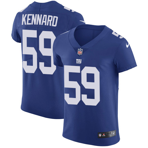 Men's Nike New York Giants #59 Devon Kennard Royal Blue Team Color Vapor Untouchable Elite Player NFL Jersey