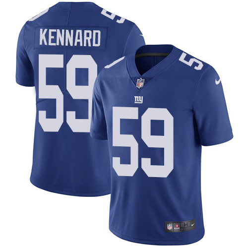 Men's Nike New York Giants #59 Devon Kennard Royal Blue Team Color Vapor Untouchable Limited Player NFL Jersey