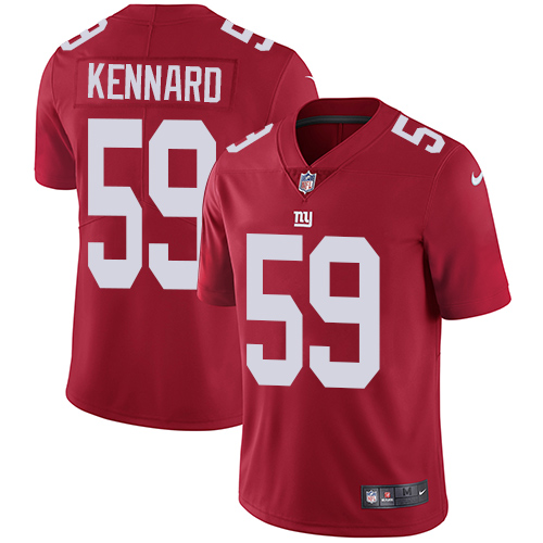 Men's Nike New York Giants #59 Devon Kennard Red Alternate Vapor Untouchable Limited Player NFL Jersey