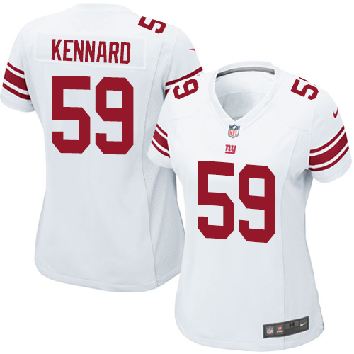 Women's Nike New York Giants #59 Devon Kennard Game White NFL Jersey