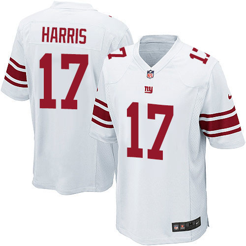 Men's Nike New York Giants #17 Dwayne Harris Game White NFL Jersey