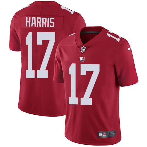 Men's Nike New York Giants #17 Dwayne Harris Red Alternate Vapor Untouchable Limited Player NFL Jersey