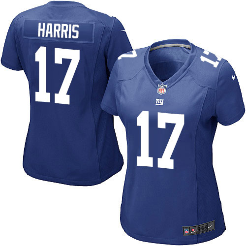 Women's Nike New York Giants #17 Dwayne Harris Game Royal Blue Team Color NFL Jersey