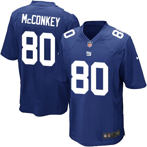 Men's Nike New York Giants #80 Phil McConkey Game Royal Blue Team Color NFL Jersey