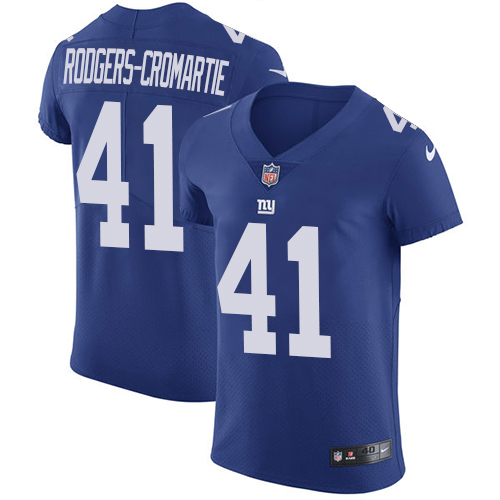 Men's Nike New York Giants #41 Dominique Rodgers-Cromartie Royal Blue Team Color Vapor Untouchable Elite Player NFL Jersey