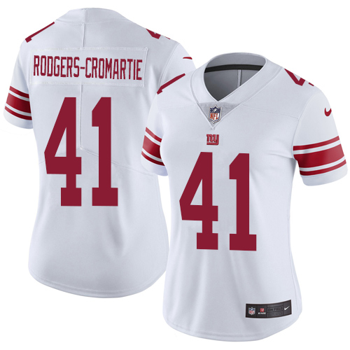 Women's Nike New York Giants #41 Dominique Rodgers-Cromartie White Vapor Untouchable Elite Player NFL Jersey