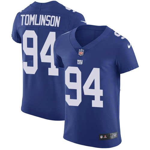 Men's Nike New York Giants #94 Dalvin Tomlinson Royal Blue Team Color Vapor Untouchable Elite Player NFL Jersey