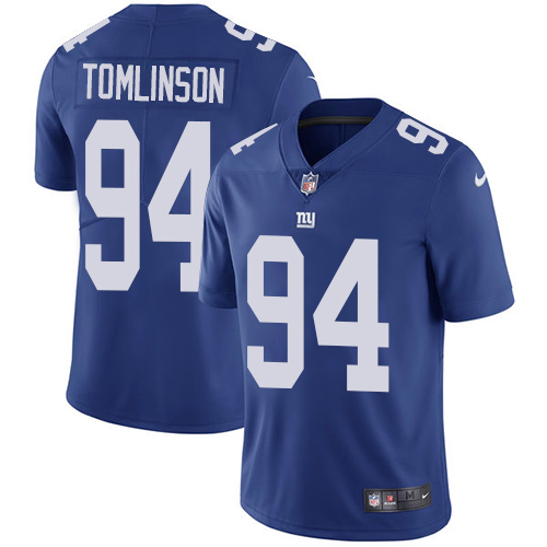 Men's Nike New York Giants #94 Dalvin Tomlinson Royal Blue Team Color Vapor Untouchable Limited Player NFL Jersey