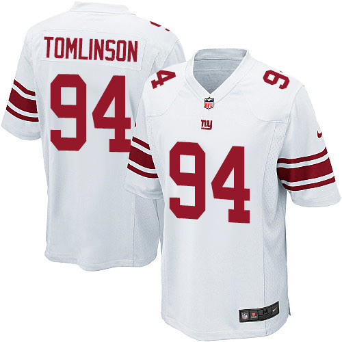 Men's Nike New York Giants #94 Dalvin Tomlinson Game White NFL Jersey