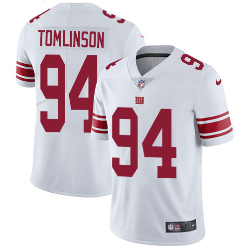 Youth Nike New York Giants #94 Dalvin Tomlinson White Vapor Untouchable Limited Player NFL Jersey
