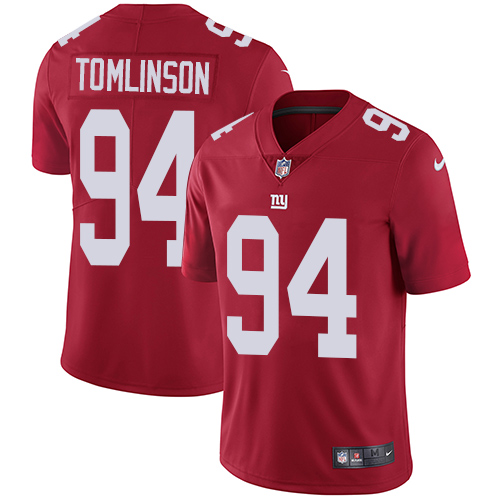 Youth Nike New York Giants #94 Dalvin Tomlinson Red Alternate Vapor Untouchable Elite Player NFL Jersey