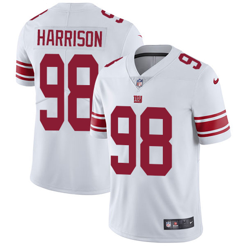 Youth Nike New York Giants #98 Damon Harrison White Vapor Untouchable Elite Player NFL Jersey