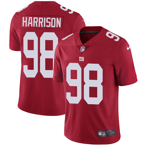 Youth Nike New York Giants #98 Damon Harrison Red Alternate Vapor Untouchable Elite Player NFL Jersey