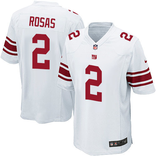 Men's Nike New York Giants #2 Aldrick Rosas Game White NFL Jersey