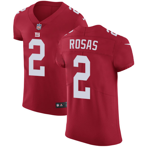 Men's Nike New York Giants #2 Aldrick Rosas Red Alternate Vapor Untouchable Elite Player NFL Jersey